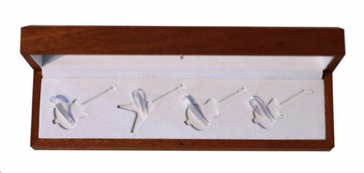 Шкатулка для кулонов миниатюрных гитар