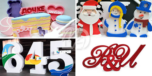 Объемные изделия из пенопласта на заказ. Отличные цены.