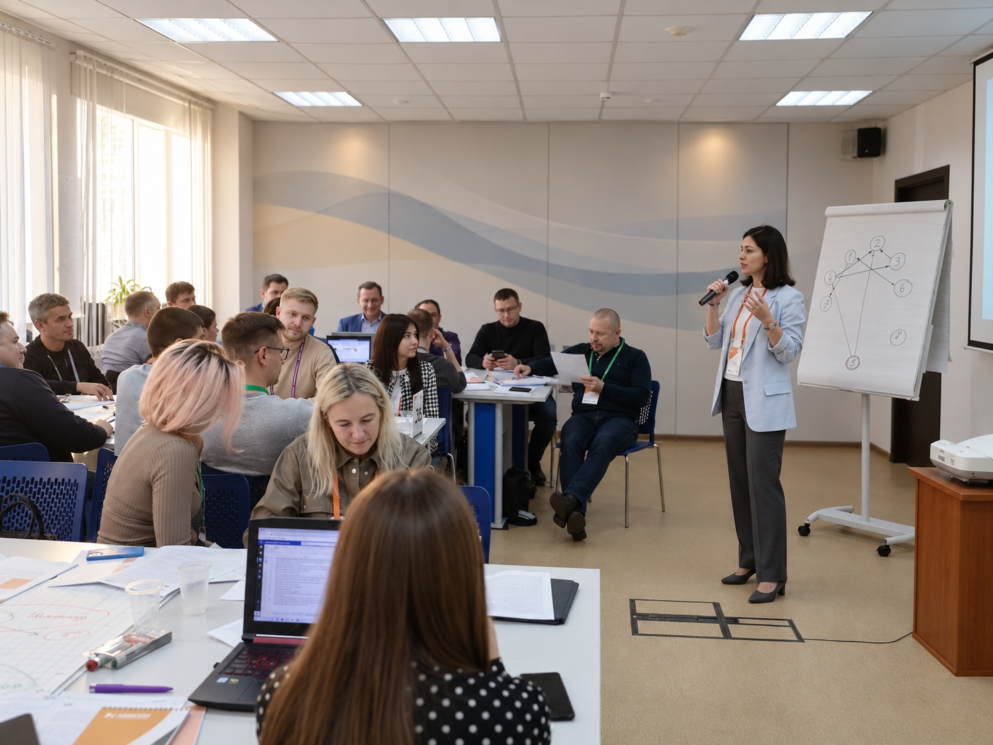 Работа управленческой команды на стратегической сессии