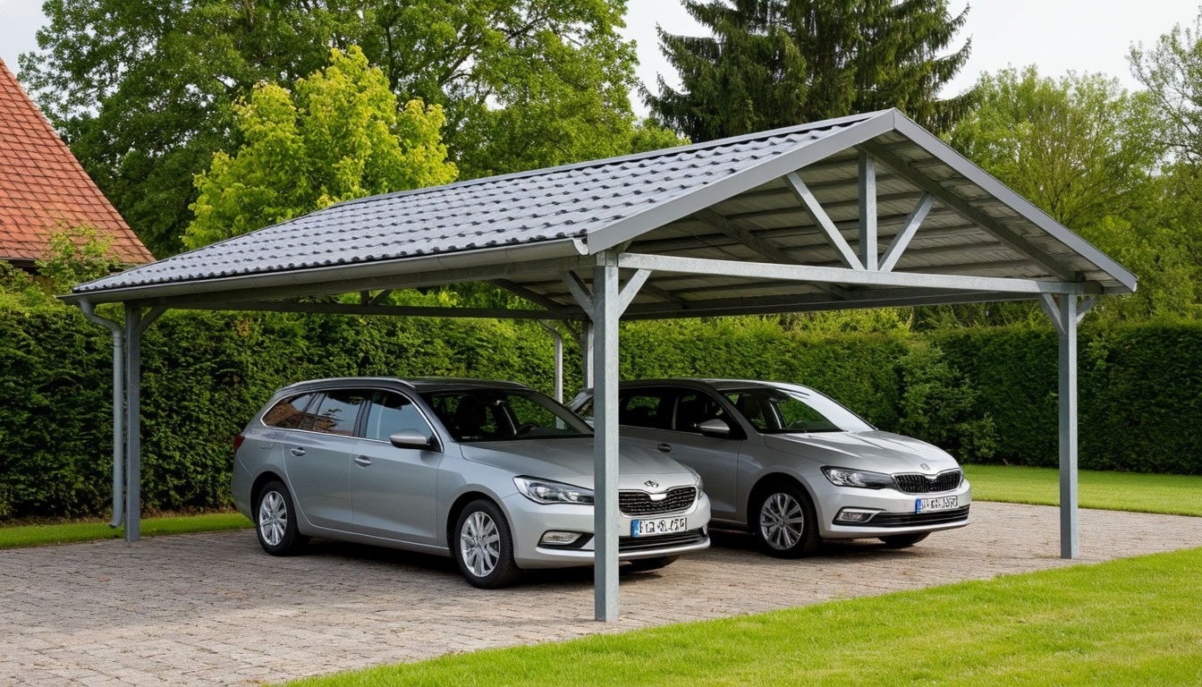 Двухскатный навес «Дуплекс»