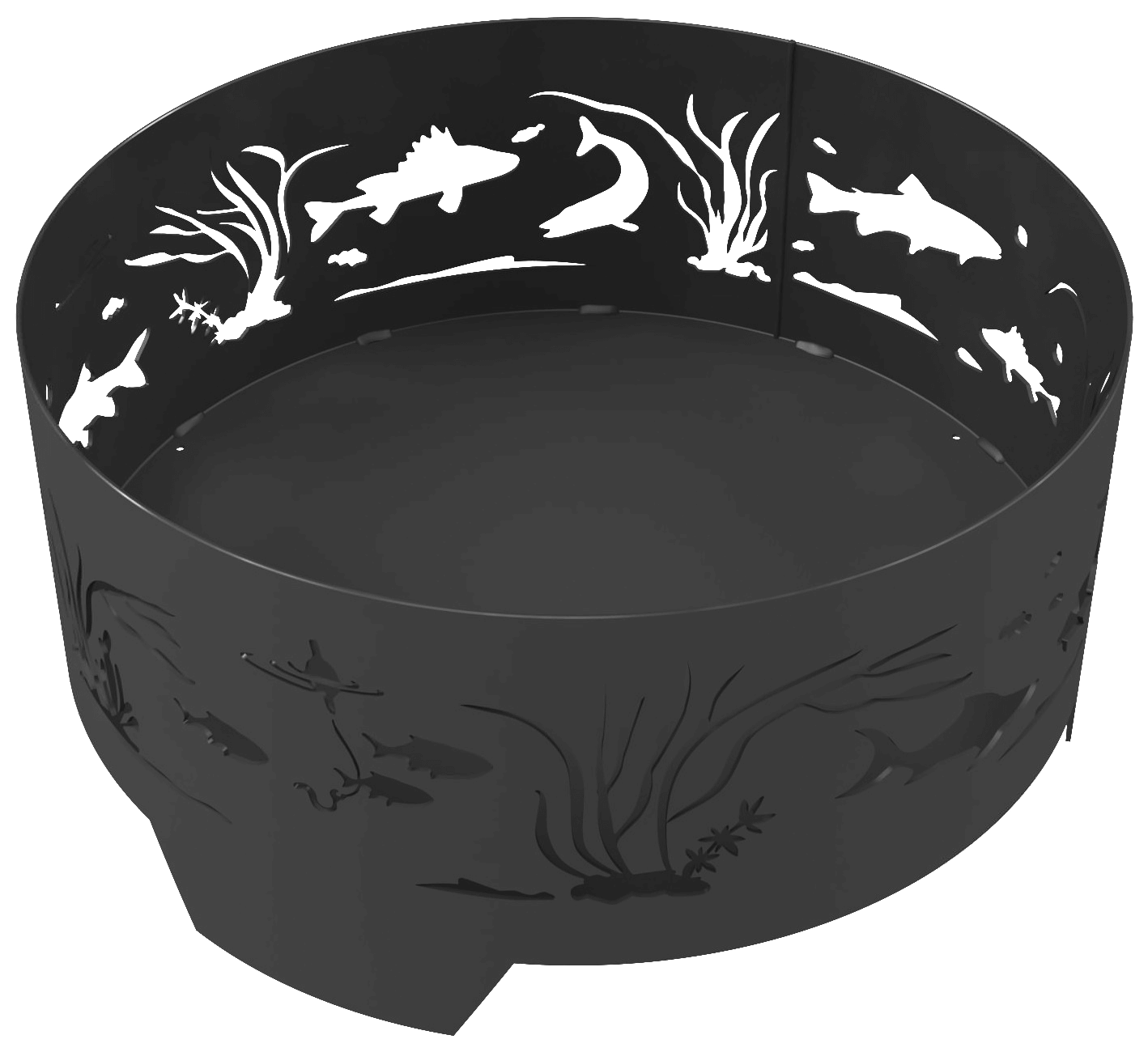 Костровая чаша Рыбы 65 см