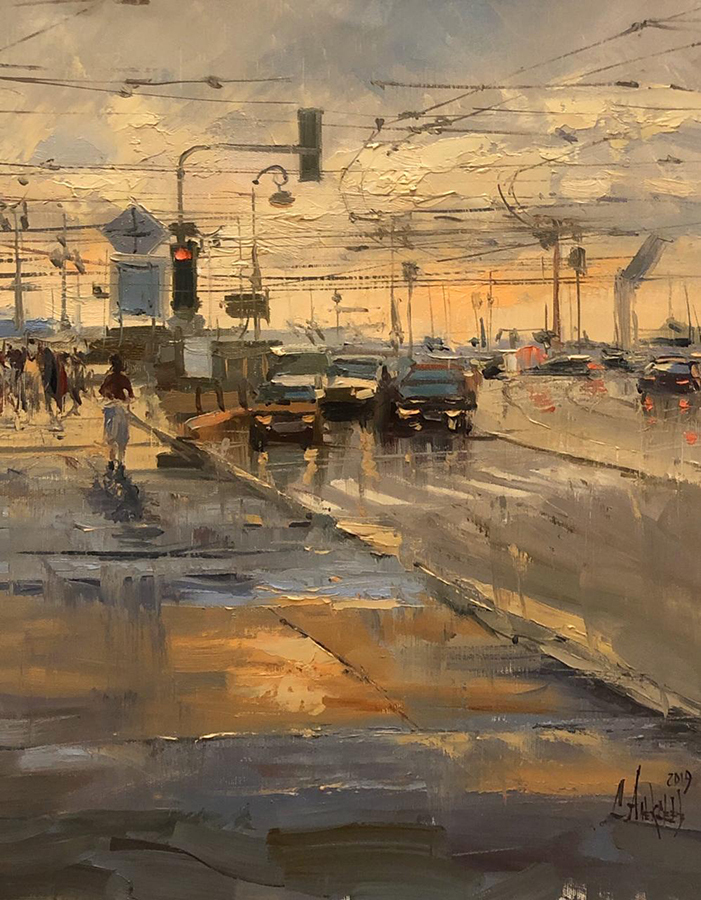 After the downpour. 2019. Oil on canvas