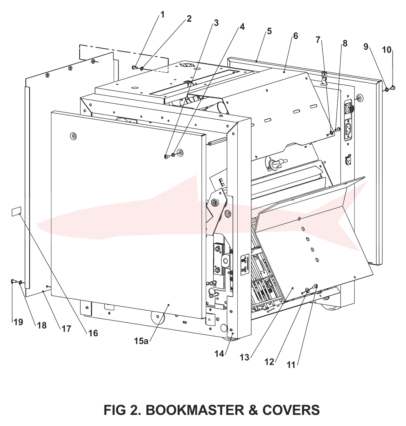Morgana BookMaster Pro Fig 2 BookMaster Pro & Covers — схема деталей