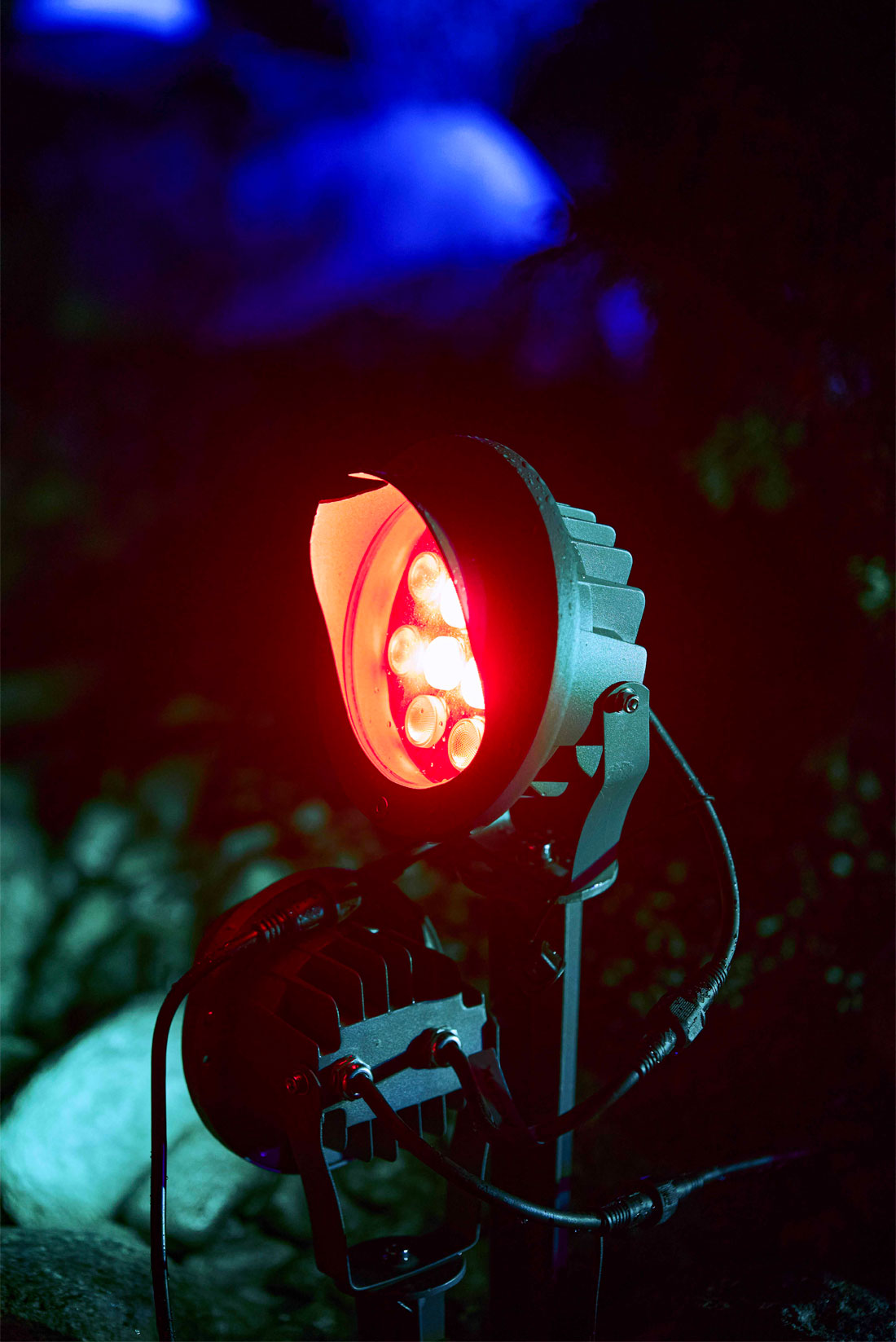 Светильник подсветки деревьев садово-парковый, RGB, 12,24,32В