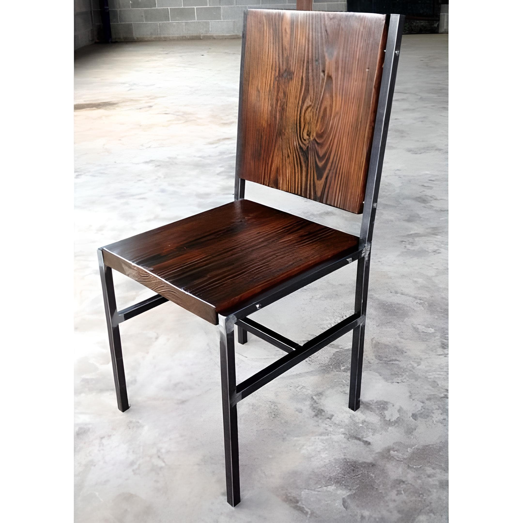стулья лофт из металла и дерева