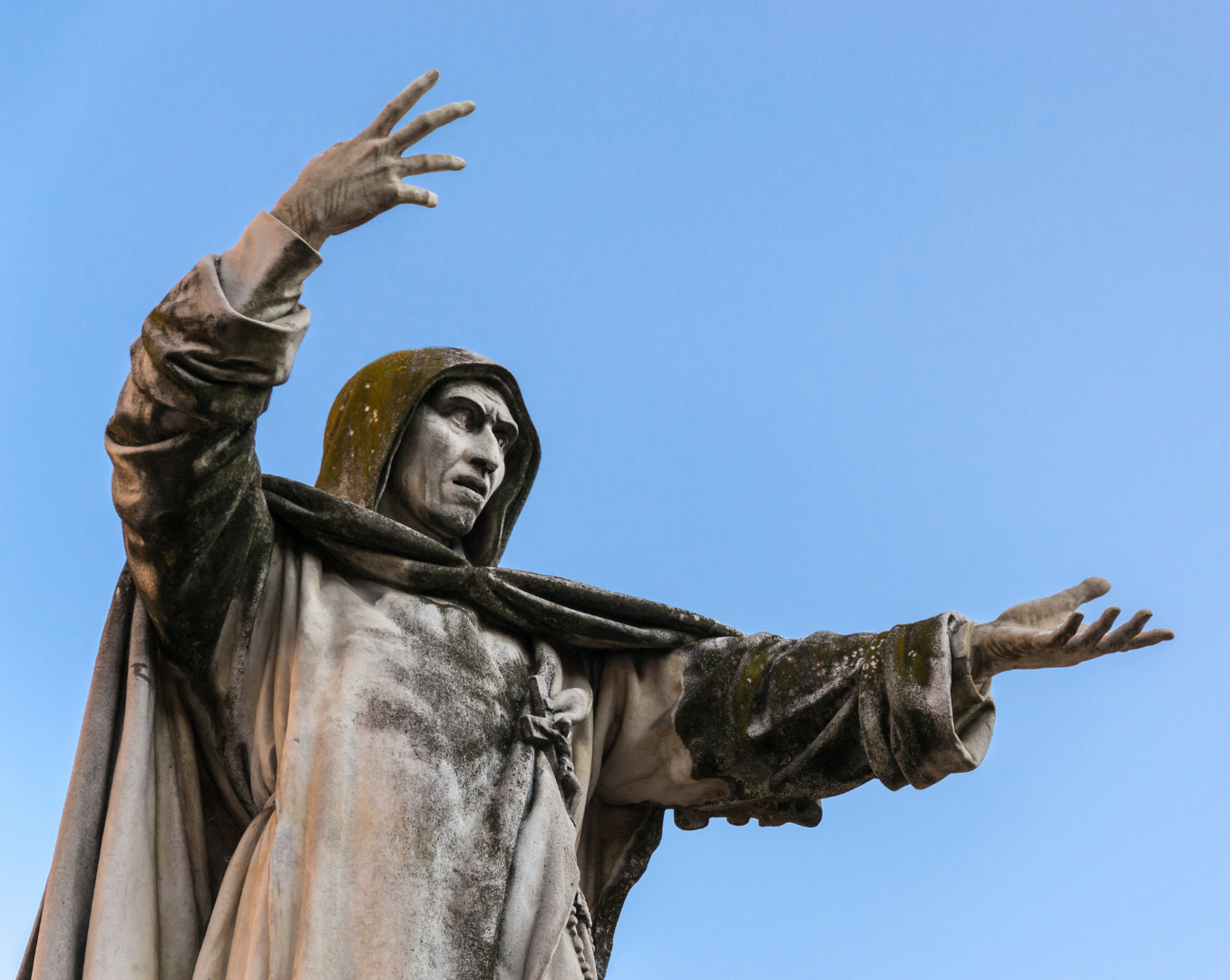 Италия. Памятник Савонароле