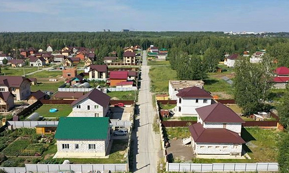 Поселок садовый новосибирск фото