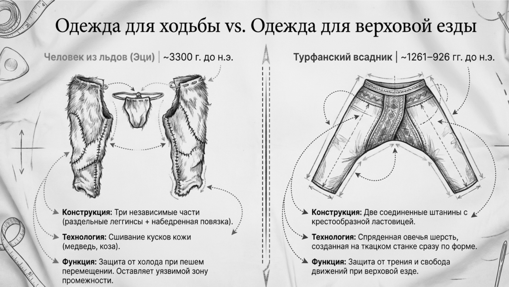 История брюк до нашей эры