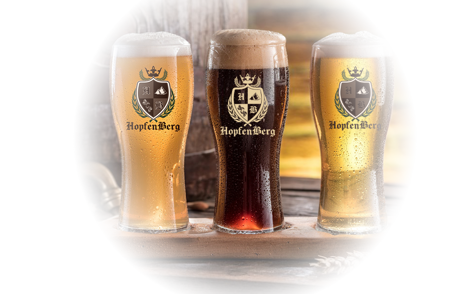 Сорта фирменного пива пивоварни HopfenBerg