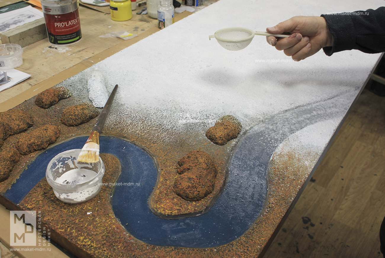 макет облачный полк ТЮЗ