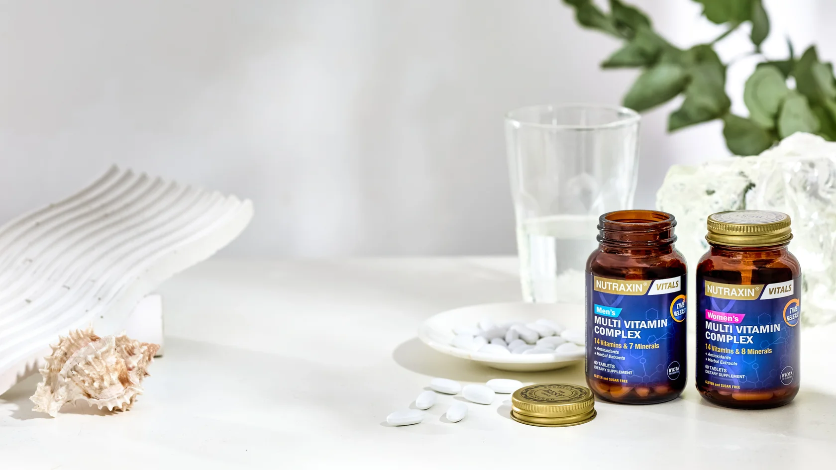 Эстетичная фотосъемка витаминных комплексов