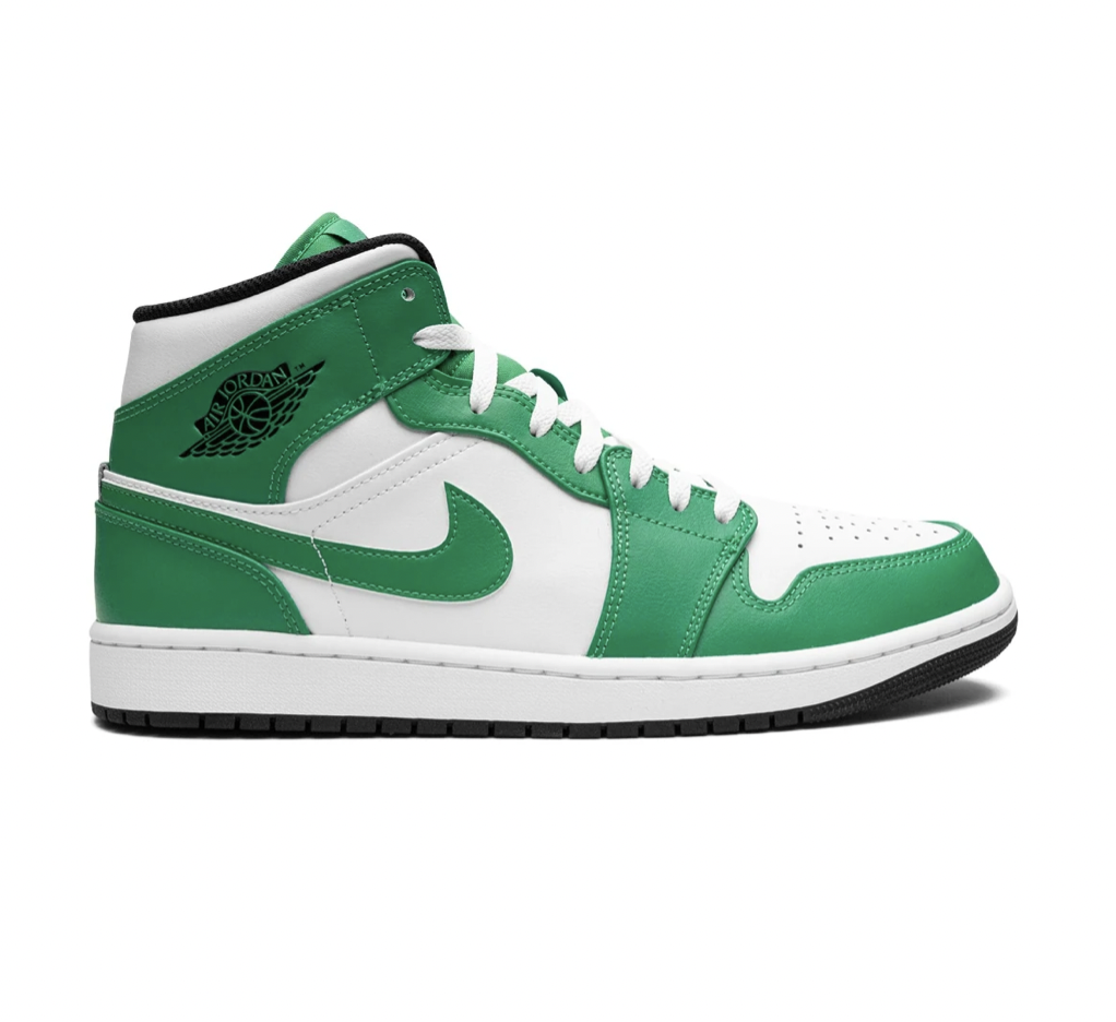 Кроссовки Nike Air Jordan 1 Mid Lucky Green