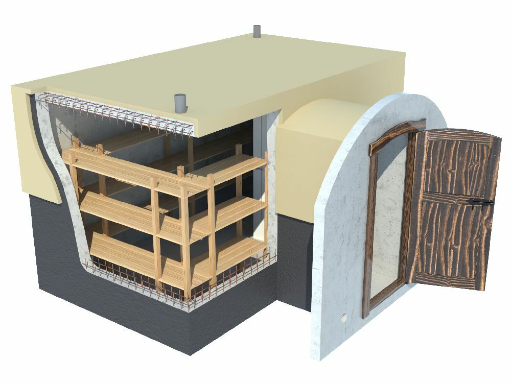Проект бетонного погреба