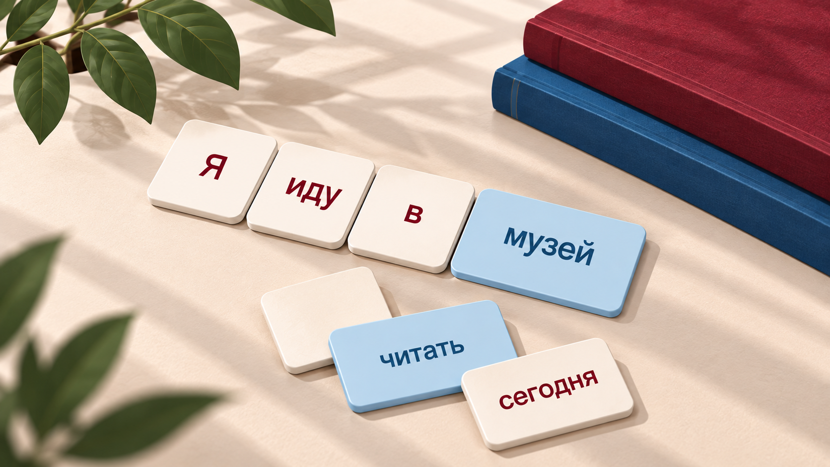 Russian Sentence Builder game