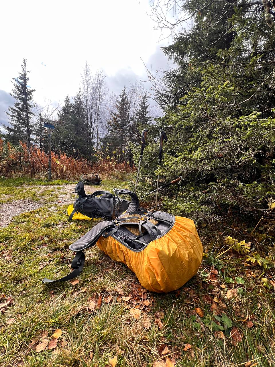 Рюкзак на привале