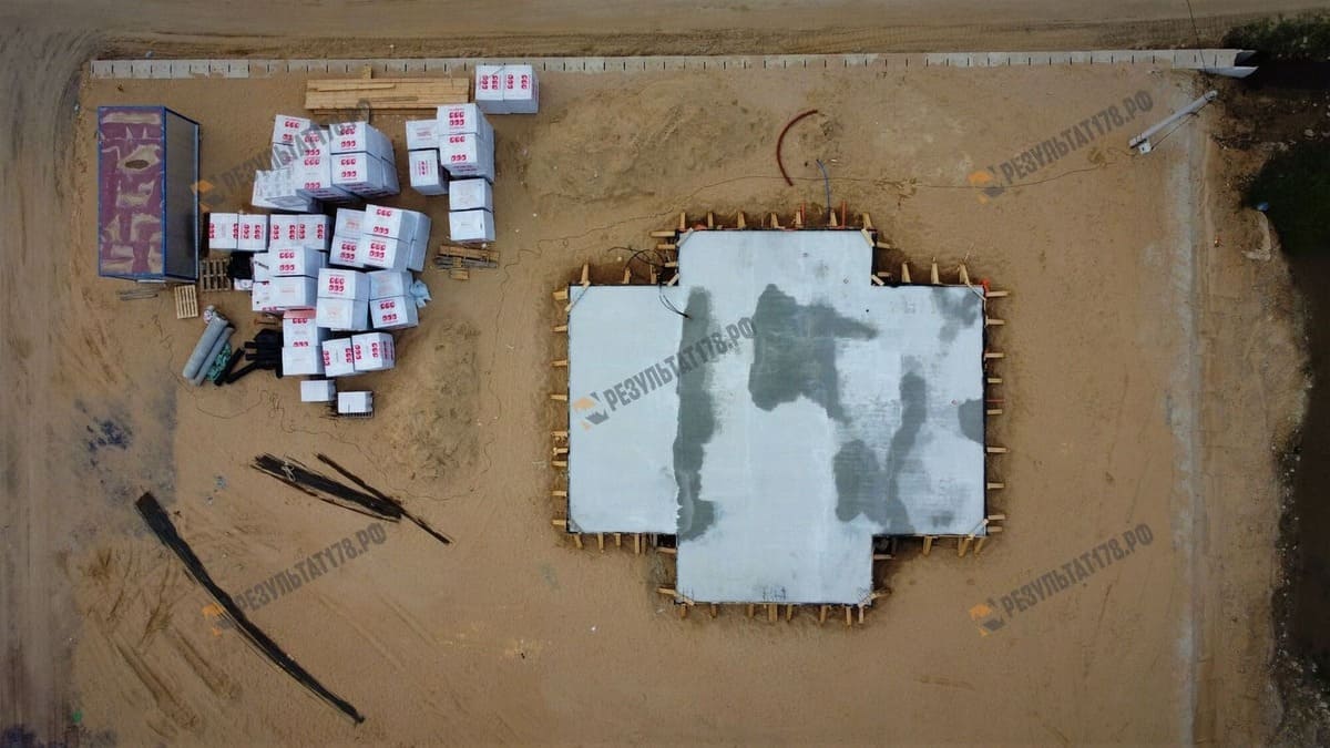 Стоимость работ по устройству монолитного плитного фундамента под ключ в спб и ленобласти