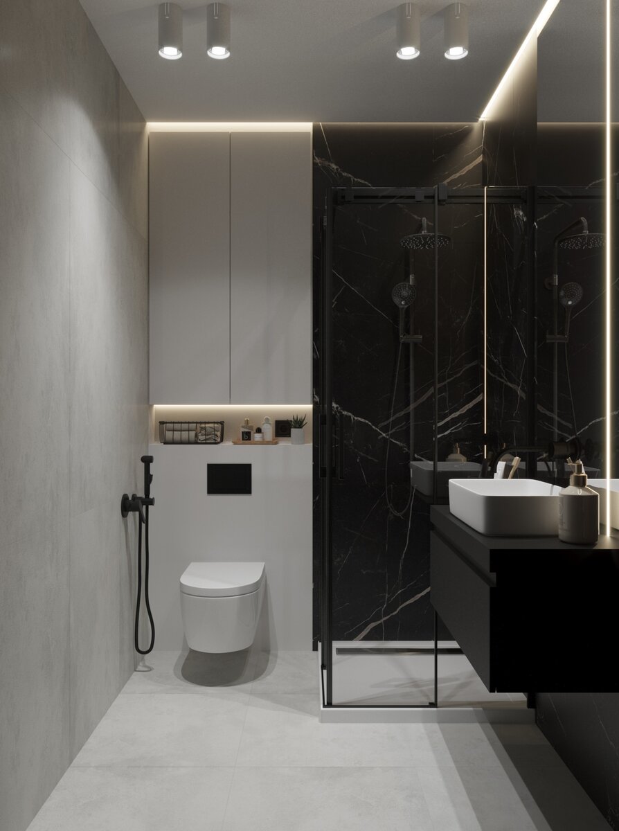 Дизайн интерьера ванной от студии I AM DESIGN