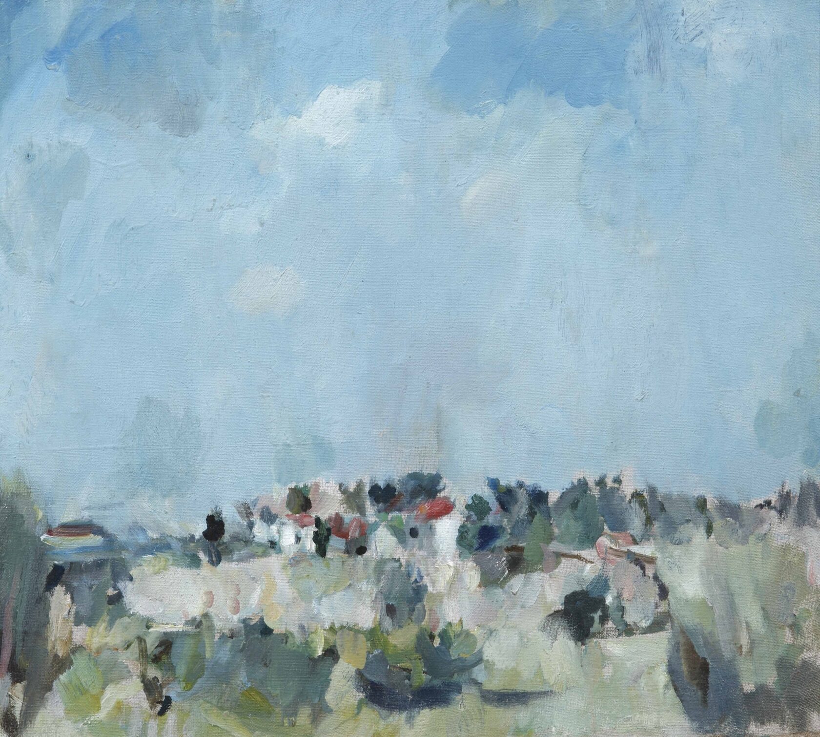 Пейзаж с голубым небом. 1935 