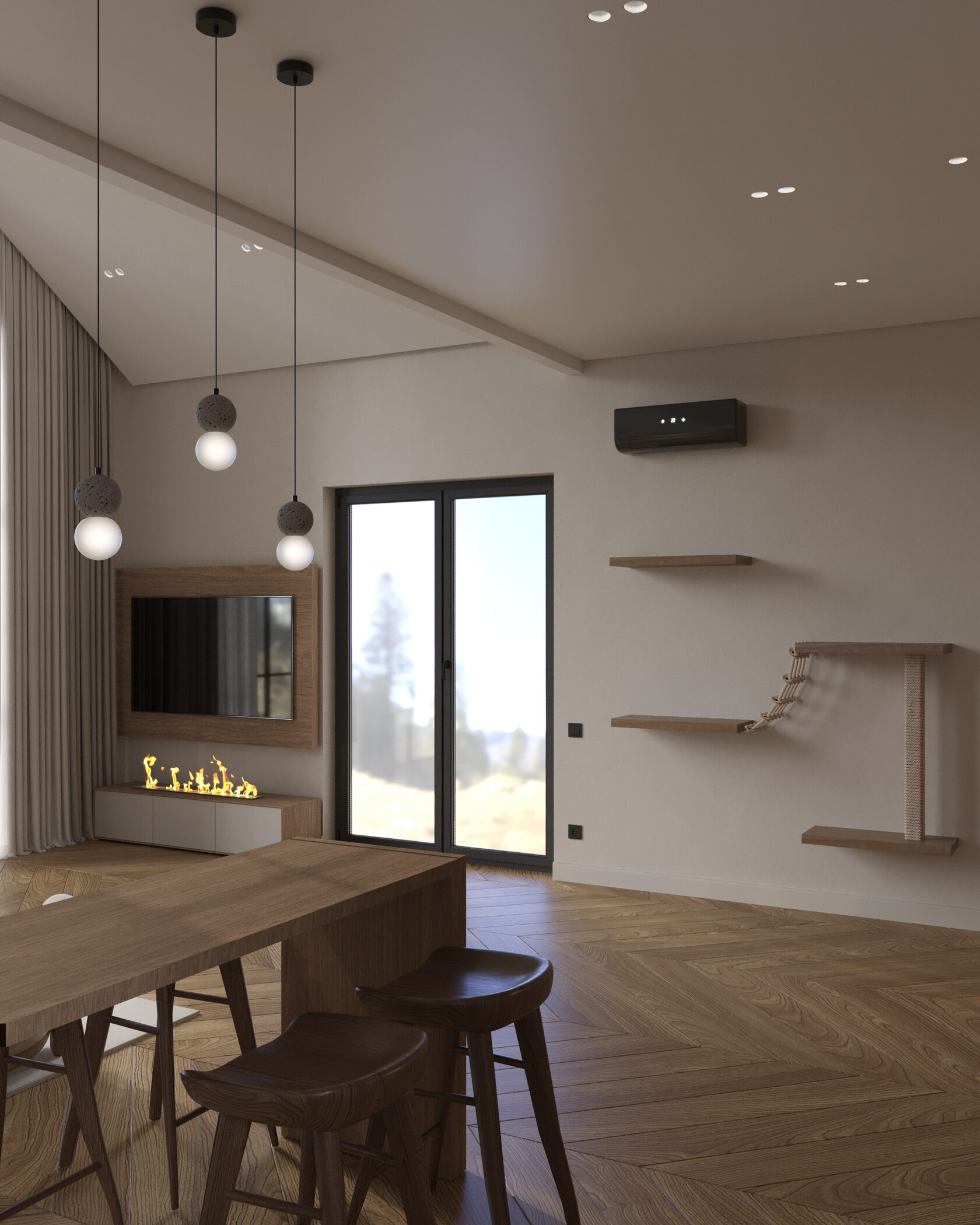 молдинги в интерьере