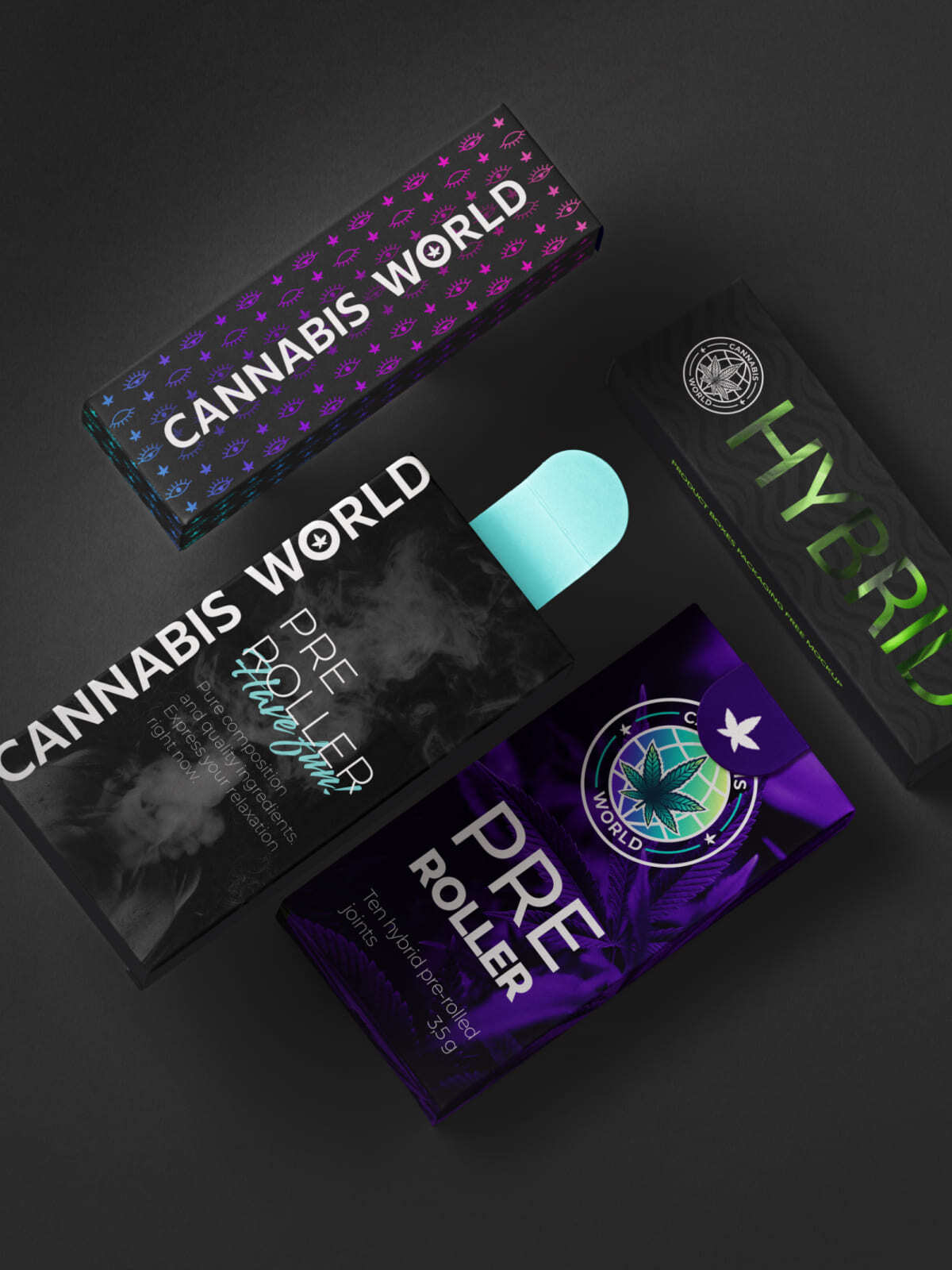 Ребрендинг Cannabis World: логотип, фирменный стиль, оформление соцсетей