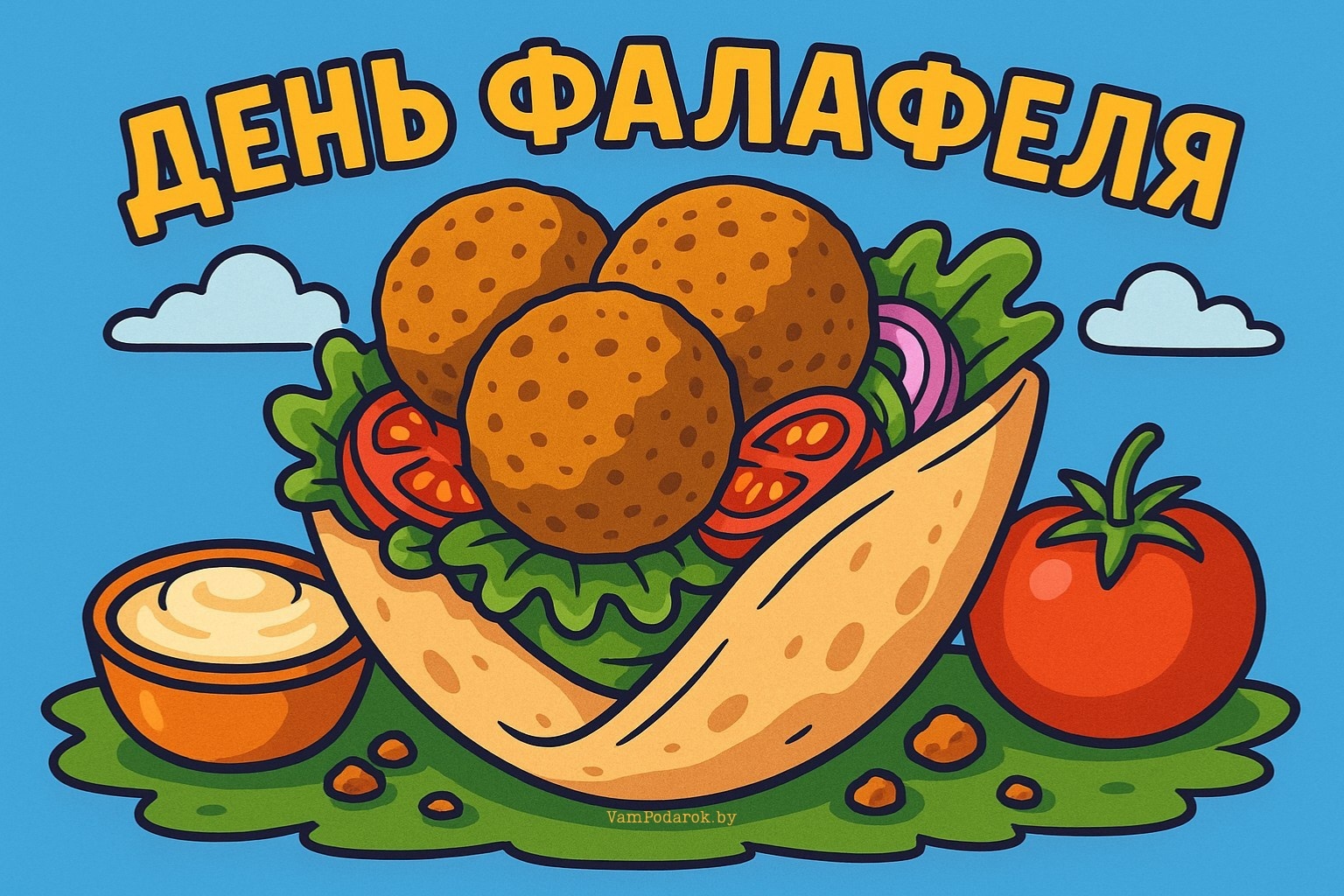 Международный день фалафеля – открытка