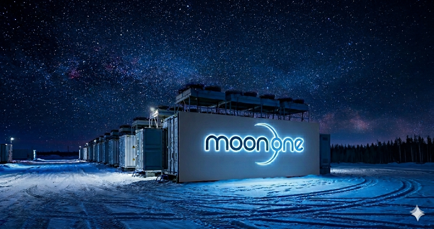 Large-scale Bitcoin mining farm with automated monitoring and management system