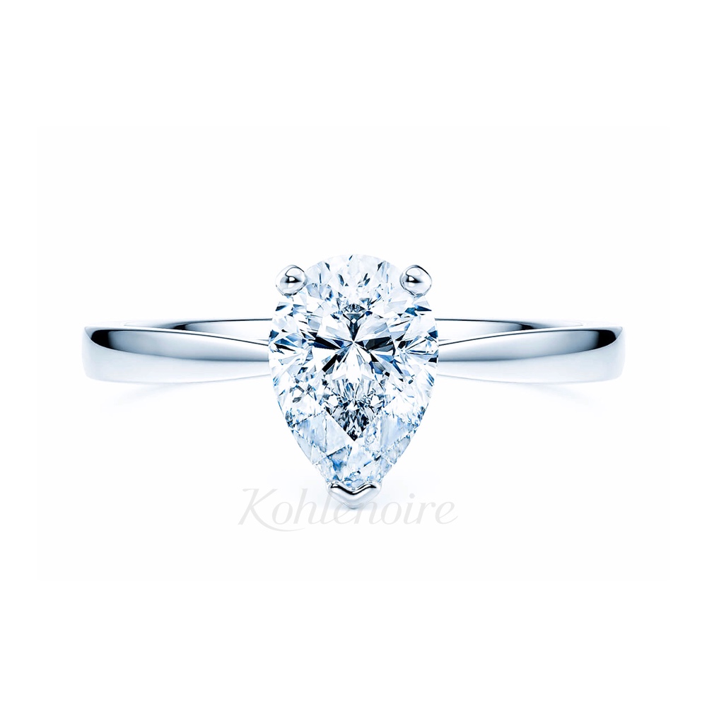 E1009 Siena Pear Solitaire - Kohlenoire Classic