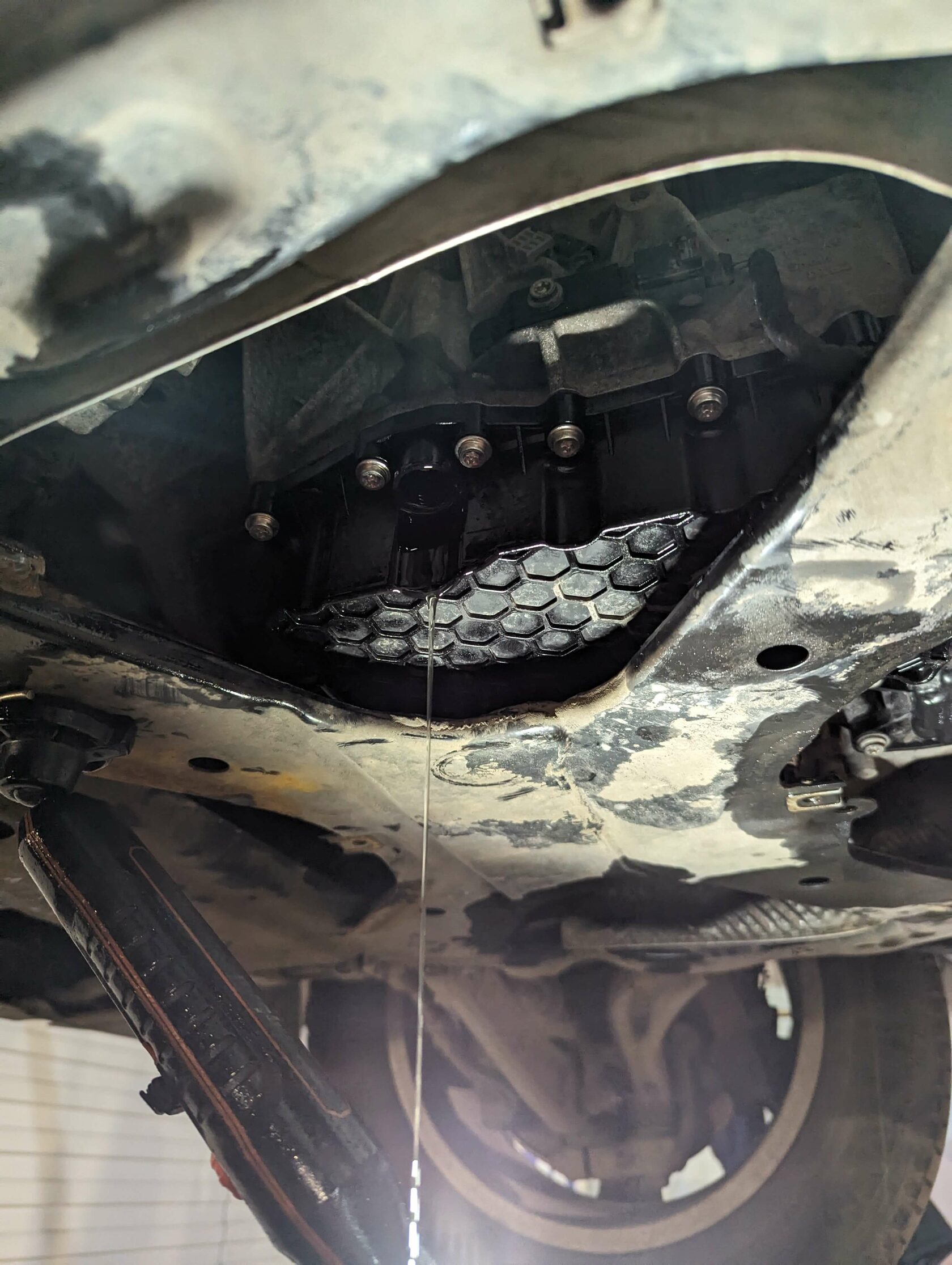 Выставление уровня масла Audi