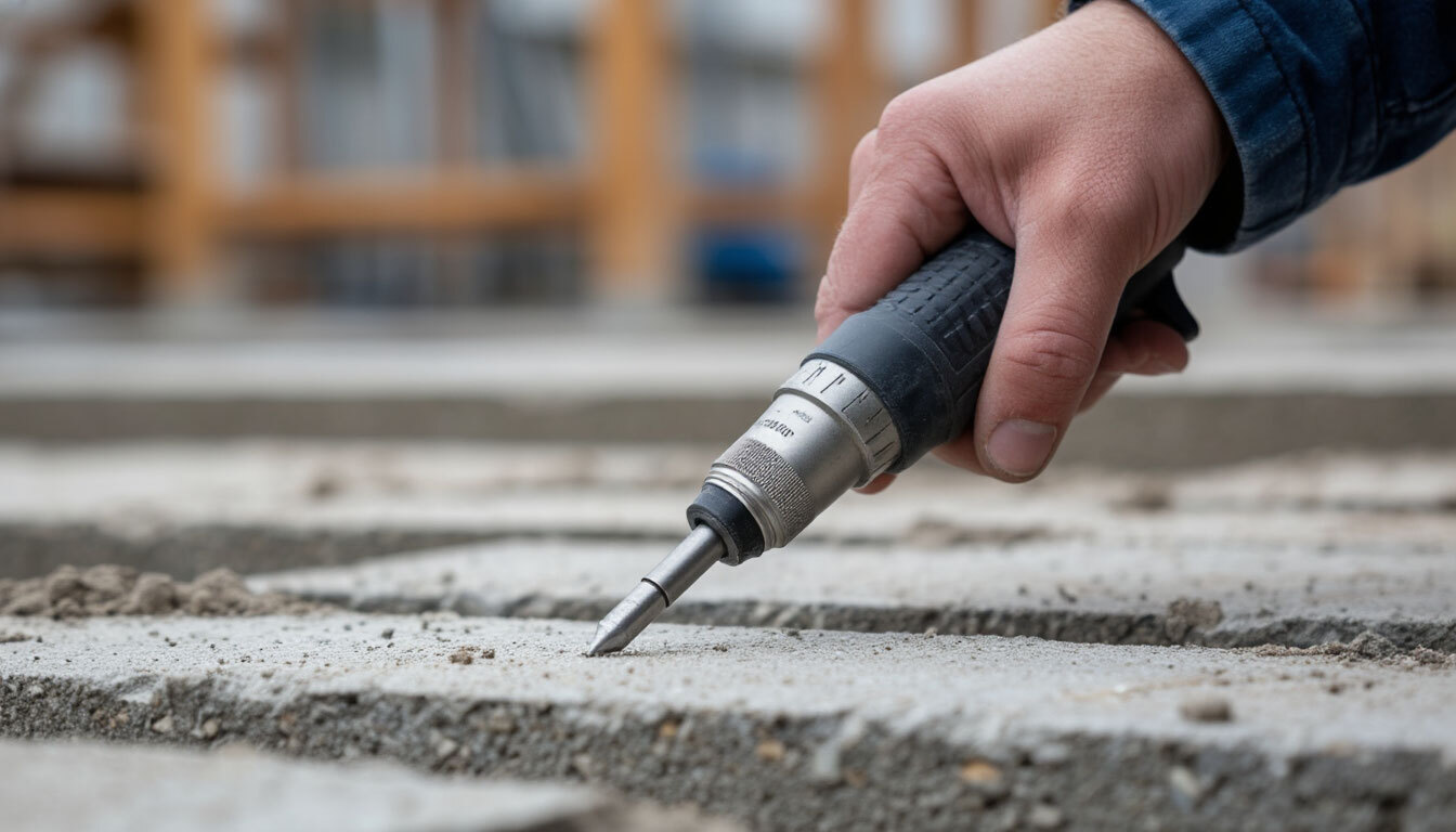 Проверка бетона склерометром