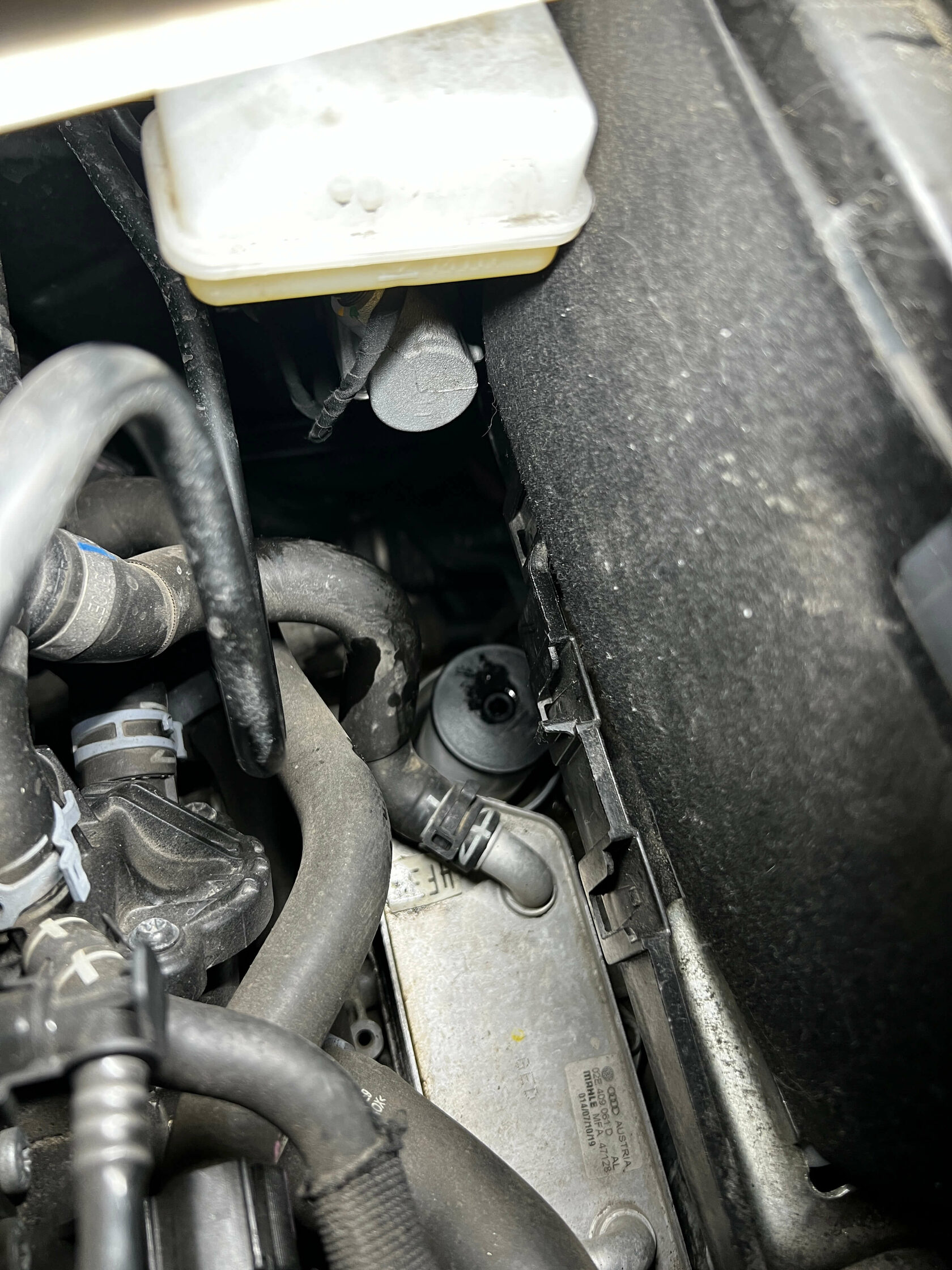 Устанавливаем новый фильтр и ставим крышку на место