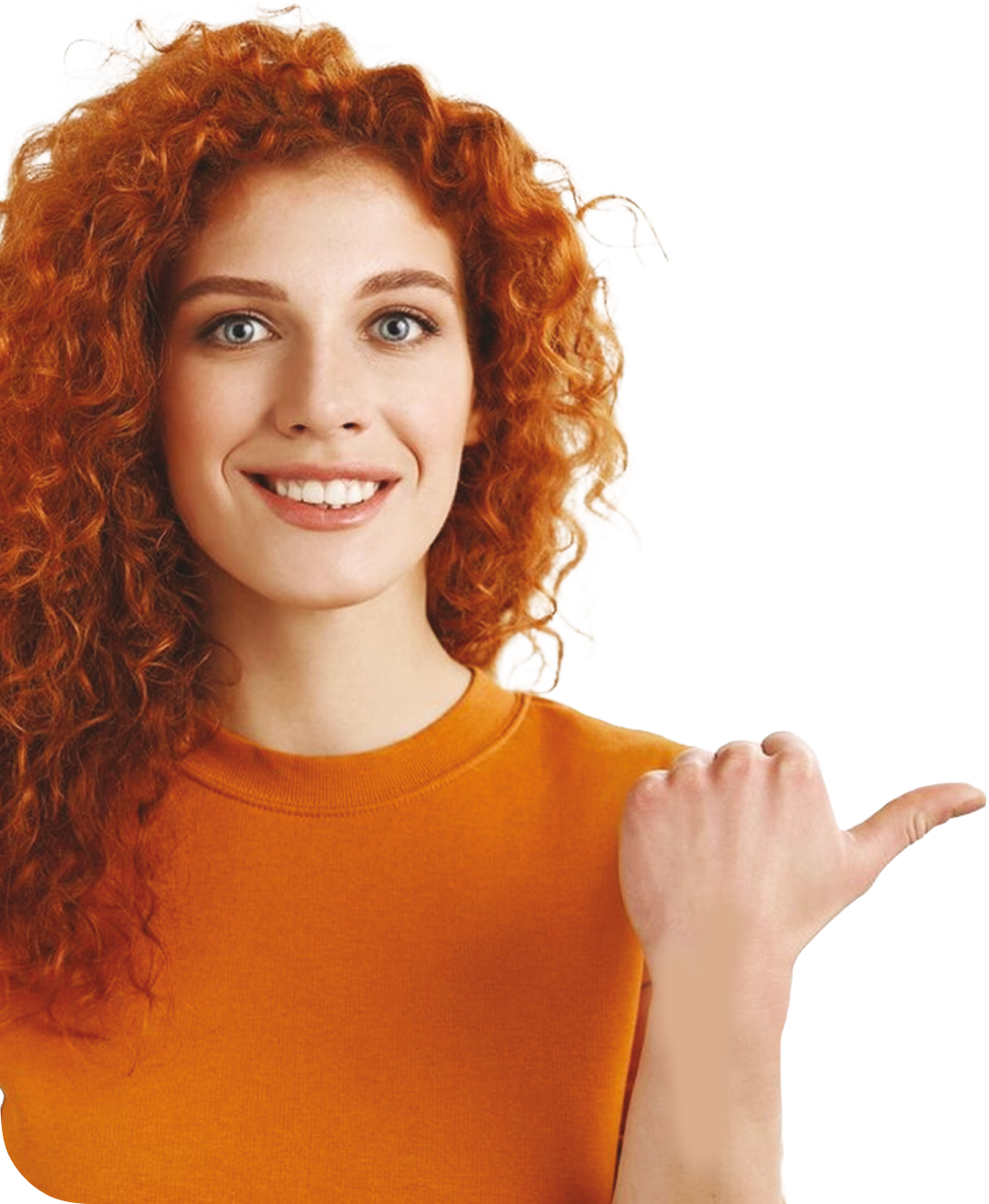 Рыжая девушка