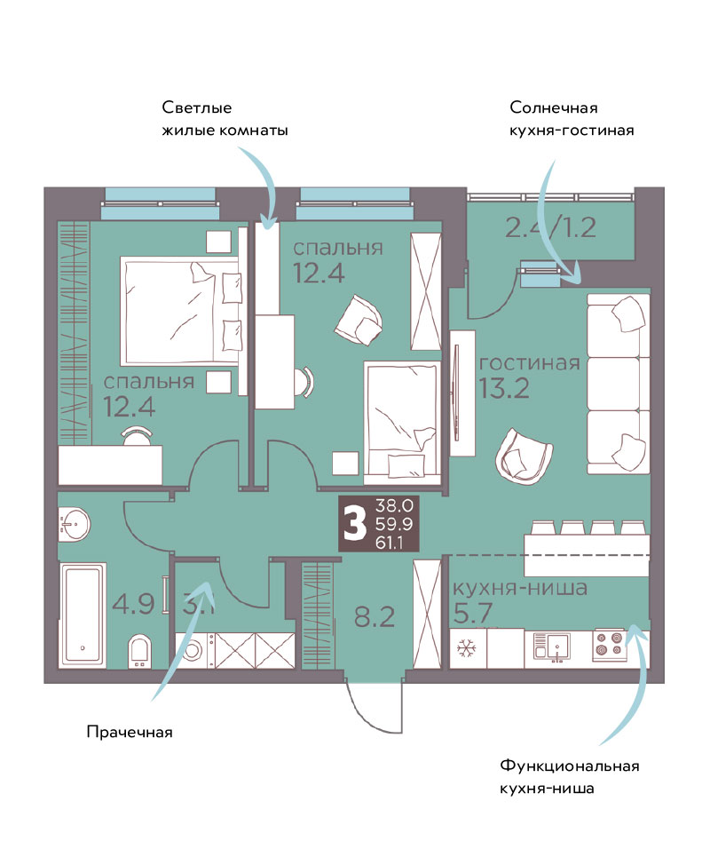 Сапфирная 13 пермь карта