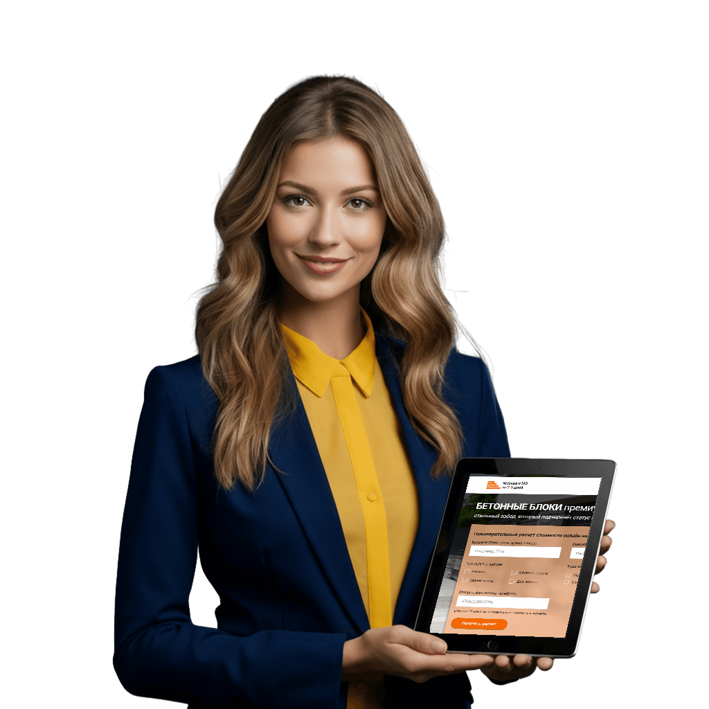 декоративные бетонные блоки премиум