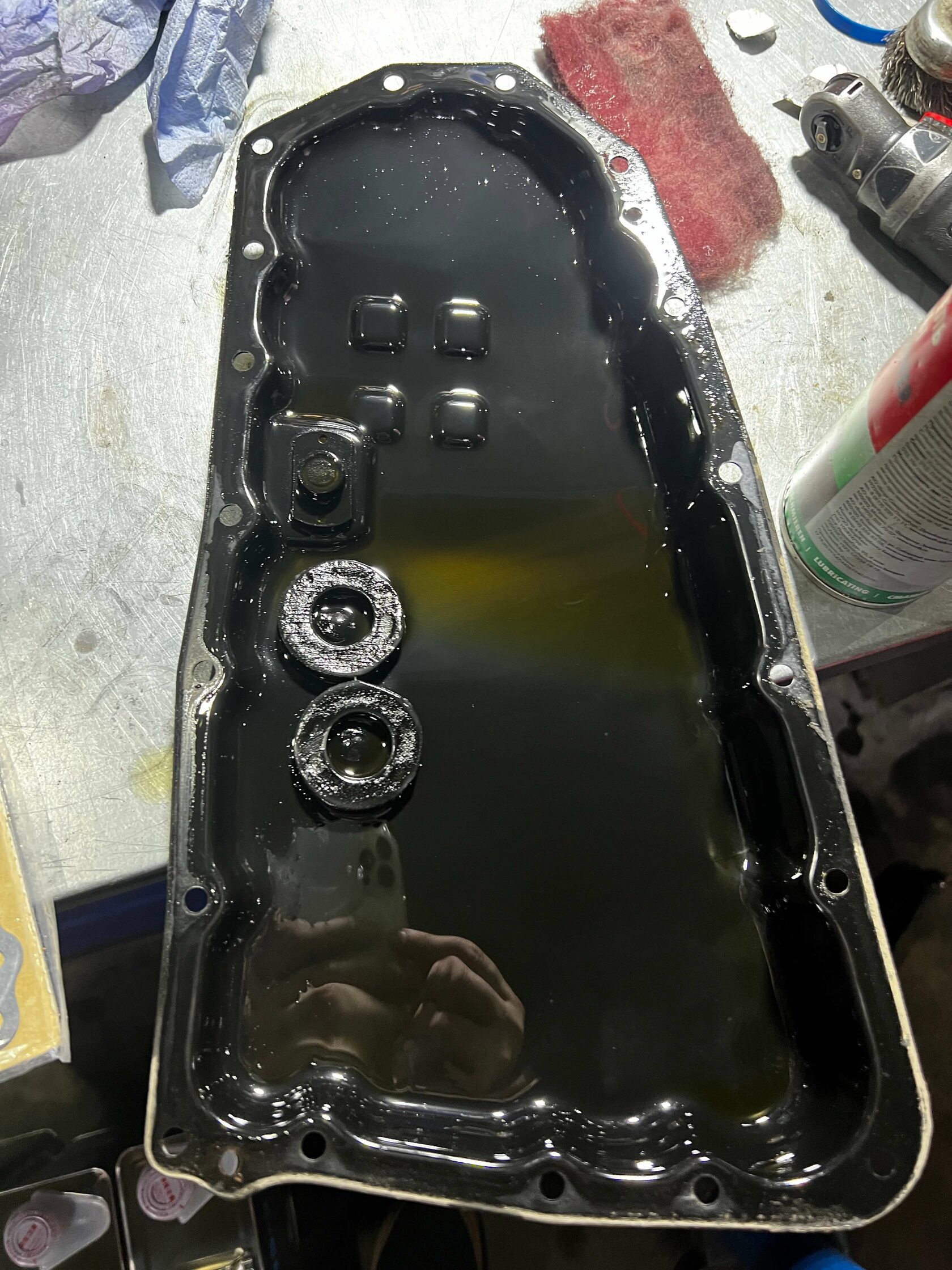 Снятый поддон вариатора Jatco