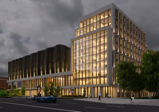 Проект нового многофункционального комплекса на месте ЦУМа в Новосибирске