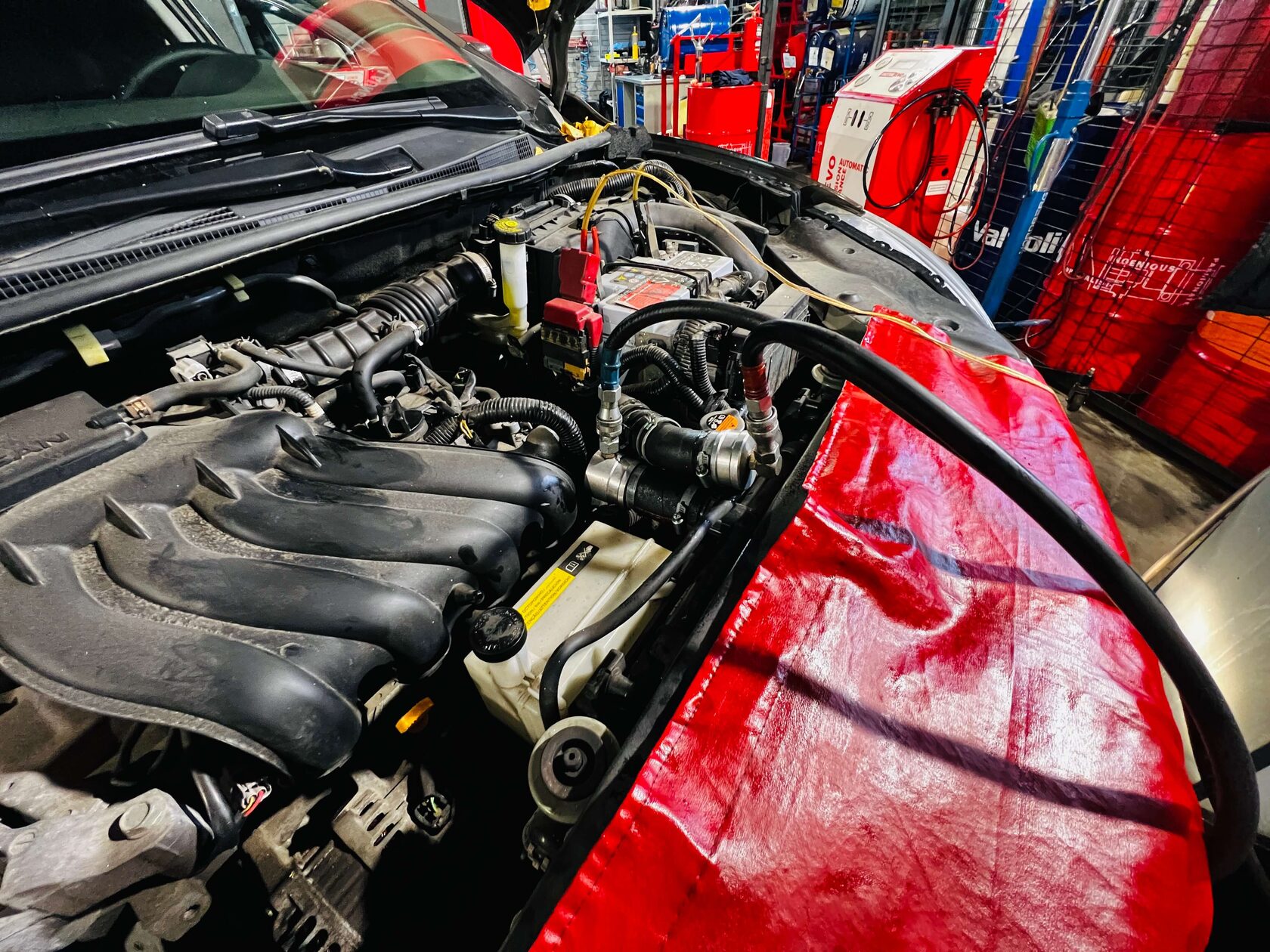 Аппаратная замена антифриза Nissan