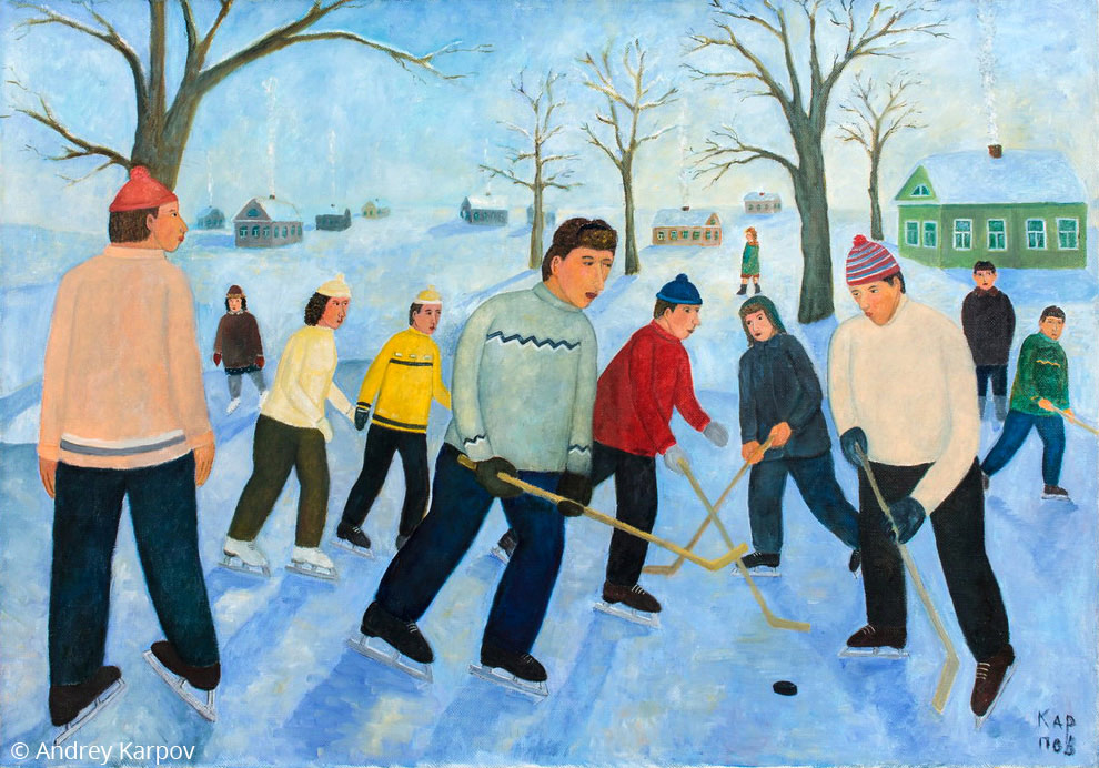 Андрей Карпов. Хоккей в деревне. 2014