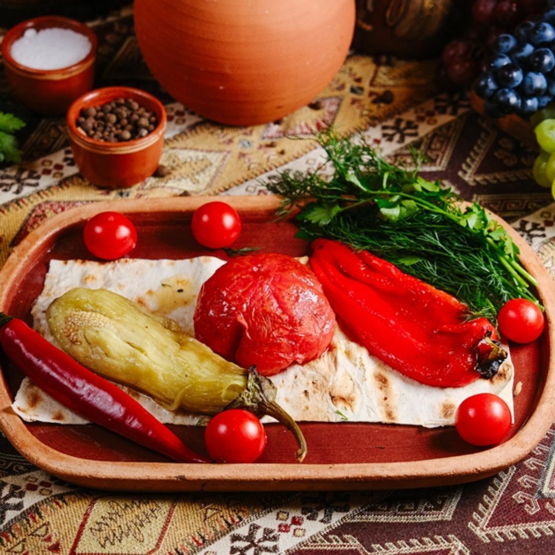 Овощи на мангале