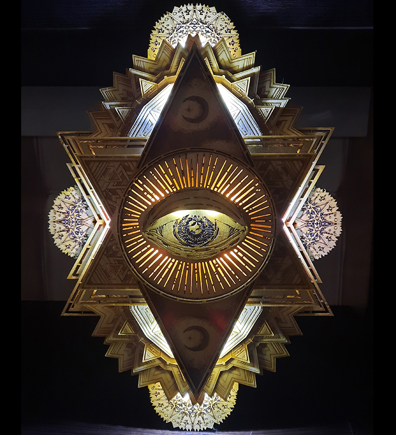 3D модель светильника