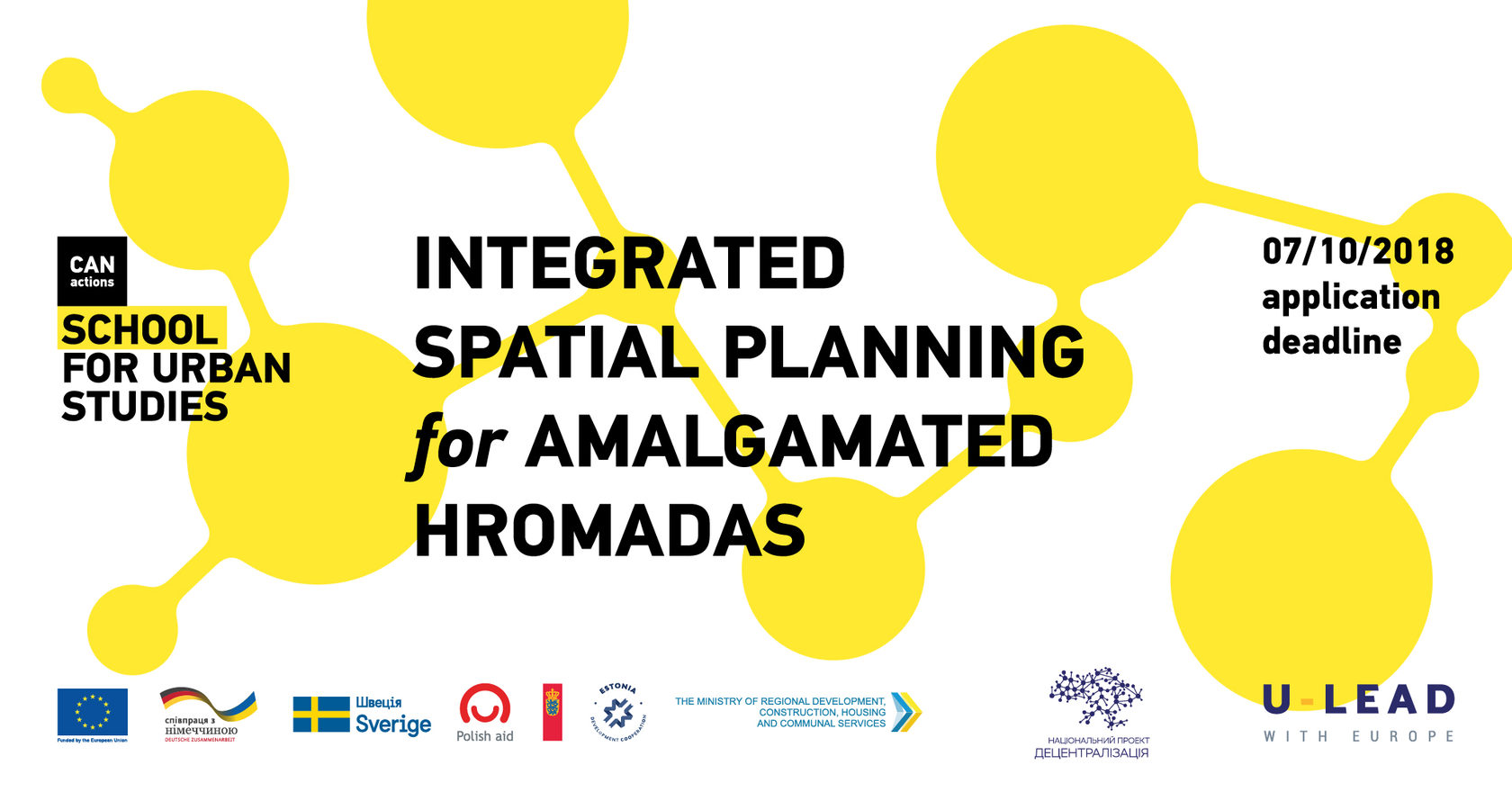 Integrated Spatial Planning For Amalgamated Hromadas - 