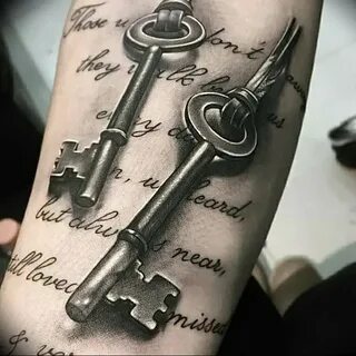 Татуировки с ключами: смысл и символика