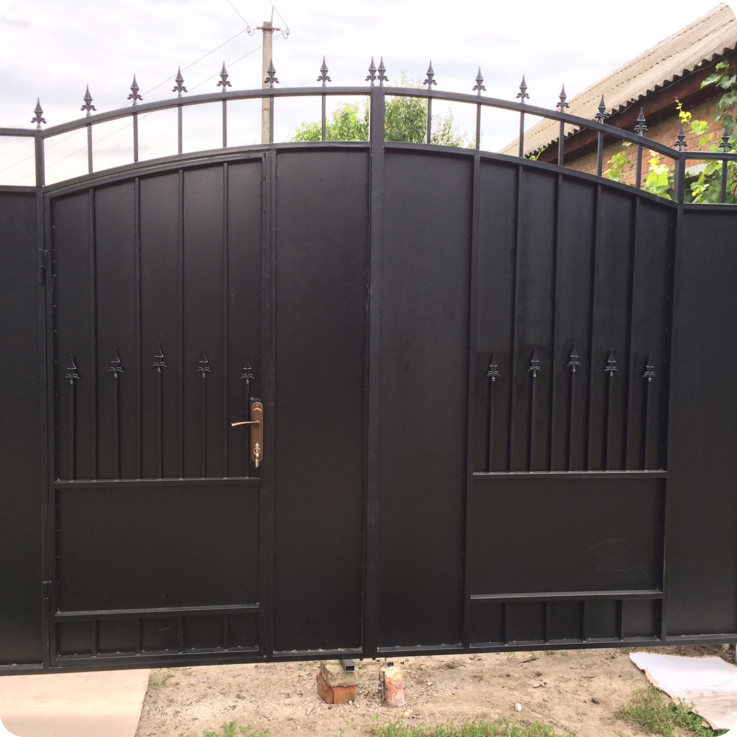 Ворота из металла заказать