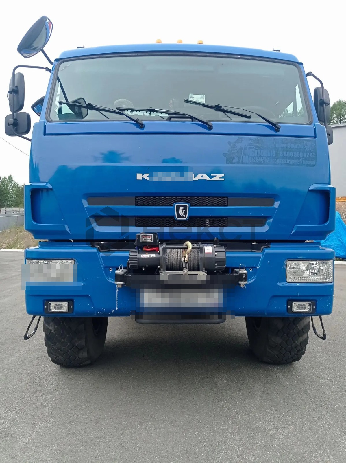 Установка лебёдки КамАЗ 3367А6 Санкт-Петербург
