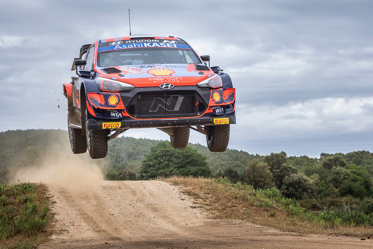 Отт Тянак и Мартин Ярвеоя, Hyundai i20 Coupe WRC, ралли Сардиния 2021