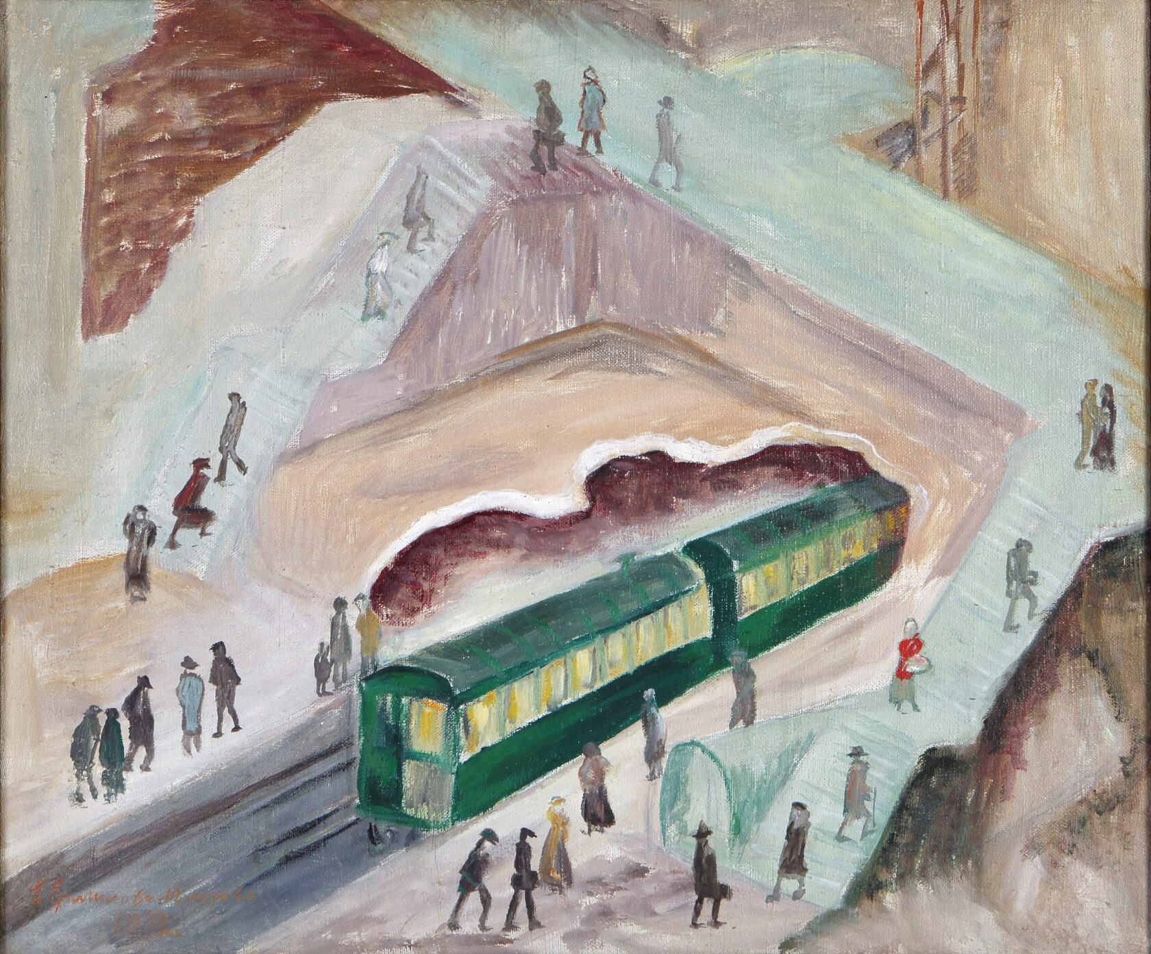 На станции. 1932