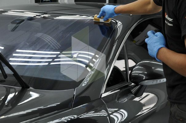 Покрытие антидождь для стекла, фар и кузова автомобиля
