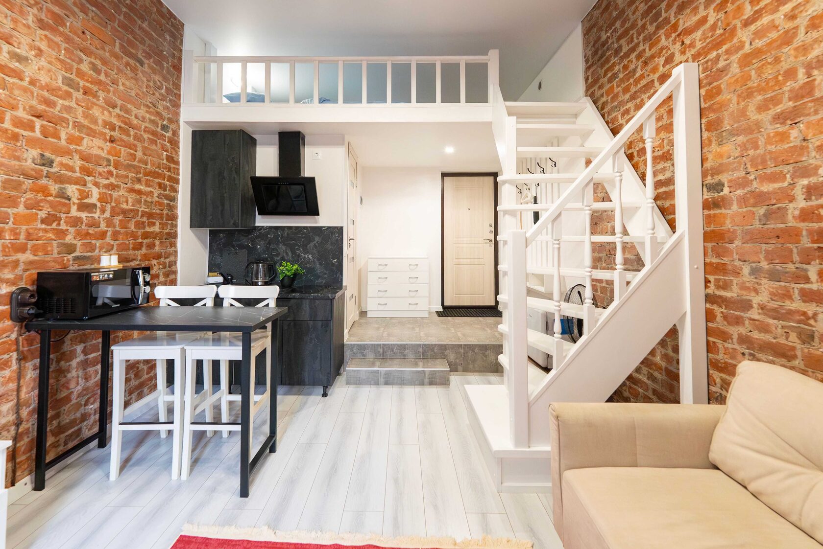 Industrial loft interior