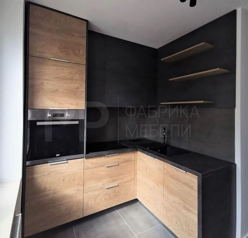 кухня в хрущевку в стиле лофт