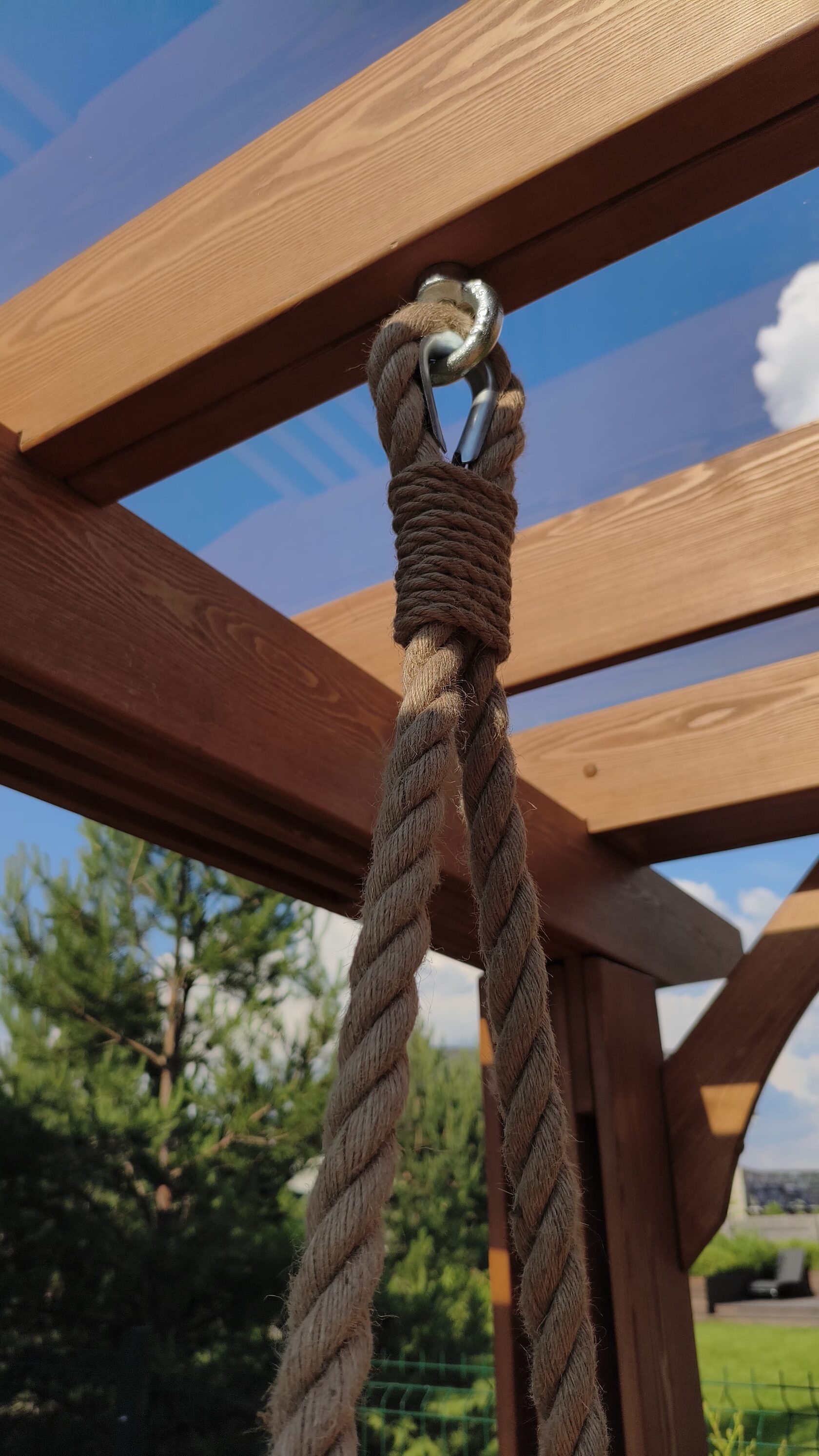 Крепление каната