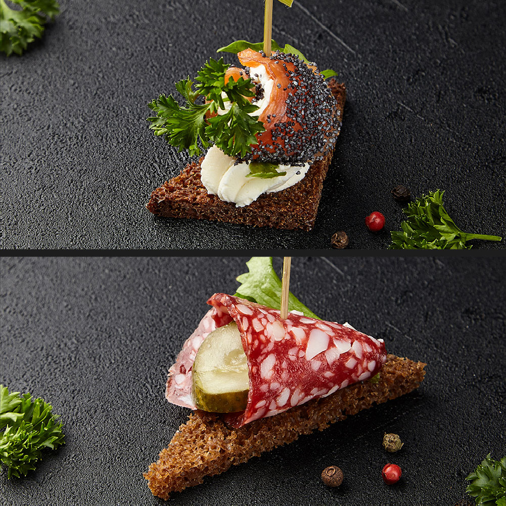 закуски и канапе от фурсет